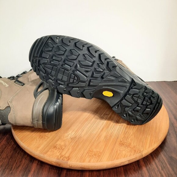 Lowa Renegade GTX Mid Womens 7 Wide Boots Stone Brown Leather Hiking Goretex - Picture 8 of 10